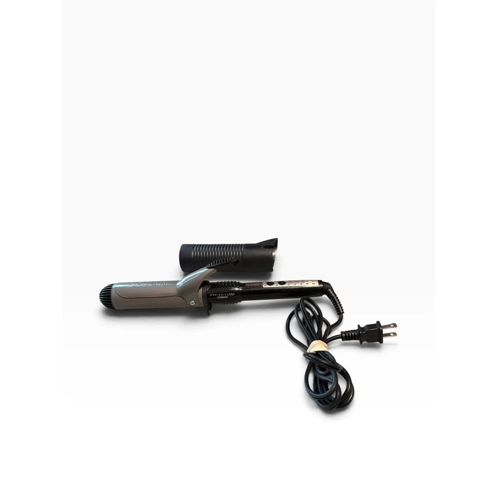 Conair Infiniti Pro Nano Tourmaline Ceramic Curling Iron with Heat Shield Black